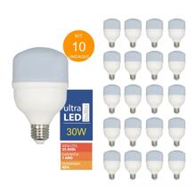 Kit 10 Lâmpada Led Bulbo 30w 6500k Branco Frio E27 Bivolt - Ultra Luz ( 12 Meses de Garantia)