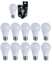 Kit 10 Lâmpada Led Bulbo 9w - Maxxy
