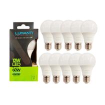 Kit 10 Lâmpada Led Bulbo Eco 12w E27 6500k Bivolt Lumanti Kit 10 Lâmpada Led Bulbo Eco 12w E27 6500k Bivolt Lumanti