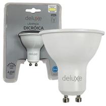 Kit 10 Lampada Led Dicroica Mr16 Gu10 4,8w Branco Neutro 4000k Kit 10 Lampada Led Dicroica Mr16 Gu10 4,8w Branco Neutro 4000k