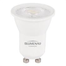 Kit 10 Lâmpada Led Mini Dicroica Mr11 4W Blumenau 6500K Branco Frio Bivolt
