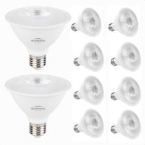 Kit 10 Lâmpada Led Par 30 9,8W E27 3000K 4000K 6500K Bivolt 127V 220V