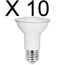 Kit 10 lampada led par20 5,5w 25 graus branco quente 3000k bivolt e27 stella Kit 10 lampada led par20 5,5w 25 graus branco quente 3000k bivolt e27 stella