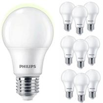 kit 10 Lâmpada Led Philips 9w Bulbo Branco Neutro 4000K 806lm Equivale 60w Luz Neutra Residencial Bivolt