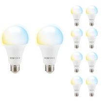 Kit 10 Lâmpada Led Smart WI-FI