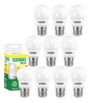 Kit 10 Lâmpada Led Tkl 30 4,9w E27 3000k Taschibra Abajur Kit 10 Lâmpada Led Tkl 30 4,9w E27 3000k Taschibra Abajur