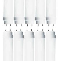 Kit 10 lampada led tubolar t8 09w 60cm 6500k avant ourolux