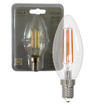 Kit 10 Lampada Led Vela Filamento Clear 4w Branco Neutro 4000k E14