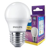 Kit 10 Lampada Mini Bulbo Bolinha 4w Philips Quente 3000K E27