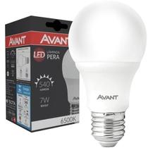 Kit 10 Lampada Pera Led Bulbo 7w E27 Branco Frio 6500k