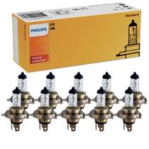 Kit 10 Lâmpada Philips Halógena 75/70W 24V H4 Essential