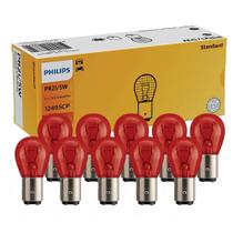 Kit 10 Lâmpada Philips Standart 21W 12V BAW15d PR21/5W Freio Kit 10 Lâmpada Philips Standart 21W 12V BAW15d PR21/5W Freio