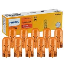 Kit 10 Lâmpada Philips Standart 5w 12v W2,1x9,5d Wy5w Pisca