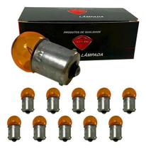 Kit 10 lâmpada pisca 12vx10w ry10w 15s cg ml turuna bros125