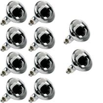 Kit 10 Lampada Secagem Infravermelha 250W 220V E27 Estufa