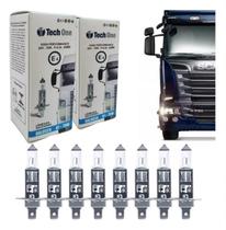Kit 10 Lampada Super Branca H1 3000k 24v 70w P14.5s Techone Kit 10 Lampada Super Branca H1 3000k 24v 70w P14.5s Techone