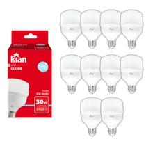 Kit 10 Lâmpada Ultra Led Alta Potência Branca Bivolt Bulbo