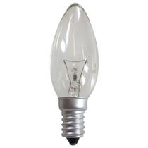 Kit 10 Lâmpada Vela 25w Rosca E-14 Incandescente Clara 127v