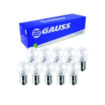Kit 10 Lampadas 21 5w 2 Polos 12v Gauss 1034 Gl1034