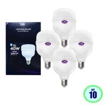 Kit 10 Lâmpadas Bulbo 40W Branca Fria Atacado Led