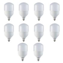 Kit 10 Lâmpadas Bulbo LED Branco Frio 50W HP Avant Bivolt Base E27 6500K MK4000G - CÓD 289301373