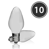 Kit 10 Lâmpadas Chupeta Ch-24 Leitosa E-14 7w 220v Kit 10 Lâmpadas Chupeta Ch-24 Leitosa E-14 7w 220v