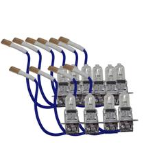 Kit 10 Lâmpadas de Farol H3 12V 55W