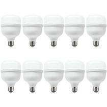 Kit 10 Lâmpadas de Led Alta Potência 20W 6500K