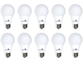 Kit 10 Lâmpadas de LED Bulbo E27 Gaya Branco Frio - 12W 6500K 6476