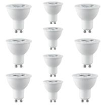 Kit 10 Lâmpadas Dicroica Led MR16 3,5W Bivolt 6000K Luz Branca GU10