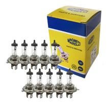Kit 10 Lampadas H4 Halogena 12v 60/55w P43t Magneti Marelli