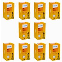 Kit 10 Lâmpadas H7 Philips Original 12V 55W Farol Comum Kit 10 Lâmpadas H7 Philips Original 12V 55W Farol Comum