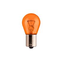 Kit 10 lampadas halogena 1 polo 21w 24v ambar bau15s py21w