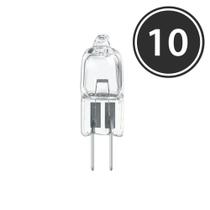 Kit 10 Lâmpadas Halógena Jc Bipino 20W 12V 01381