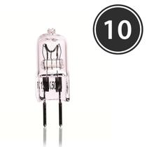 Kit 10 Lâmpadas Halógena Jc Bipino 50W 12V 01380