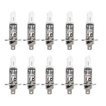 Kit 10 Lâmpadas Halógenas H1 4300K 12V 55W Amarela Farol Milha e Neblina