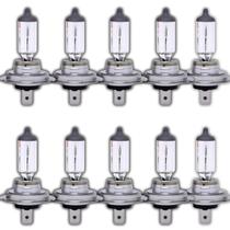 Kit 10 Lâmpadas Halógenas Osram H7 55W 12V Kit 10 Unidades Farol Carro Moto Luz Amarela Intensa e Durável Kit 10 Lâmpadas Halógenas Osram H7 55W 12V Kit 10 Unidades Farol Carro Moto Luz Amarela Intensa e Durável