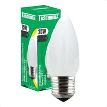 Kit 10 Lâmpadas Incandescente Taschibra Vela 25w E27 Leitosa 220v Kit 10 Lâmpadas Incandescente Taschibra Vela 25w E27 Leitosa 220v