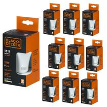 Kit 10 Lâmpadas LED 15W Black+Decker Bivolt Luz Branca 6500K Kit 10 Lâmpadas LED 15W Black+Decker Bivolt Luz Branca 6500K