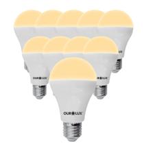 Kit 10 Lâmpadas LED 15W Branco Quente Alta Potência Bivolt