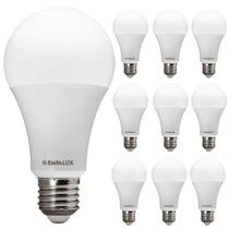 Kit 10 Lâmpadas Led 15w Empalux Bulbo E27 Residencial Bivolt 1.080lm Branco Frio 6500K Luz Branca