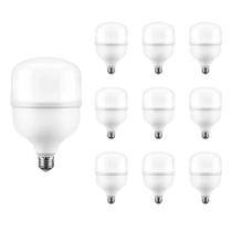 Kit 10 Lâmpadas LED 20W Luz Branca 6500K Bulbo HP Bivolt E27 1450 Lumens Avant