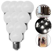 Kit 10 Lâmpadas Led 3W Bolinha Decorativa 127V E Soquete E27