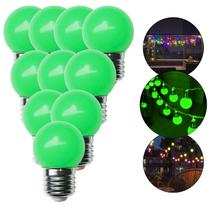Kit 10 Lâmpadas Led 3W Bolinha Decorativa 127V E Soquete E27