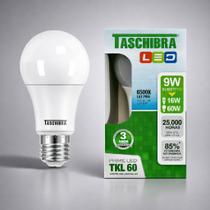 Kit 10 Lâmpadas LED 9W Bulbo 6500k E27 Bivolt Branco Frio Super Econômica