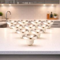 Kit 10 Lampadas Led Ar111 12w 2700k Branco Quente GU10 24 Graus 110v/220v Branco ALUT002000-10 Alut Kit 10 Lampadas Led Ar111 12w 2700k Branco Quente GU10 24 Graus 110v/220v Branco ALUT002000-10 Alut