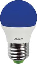 Kit 10 Lâmpadas Led Bolinha E27 Azul 4W Bivolt Avant - Avant Iluminação