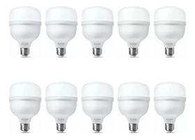 Kit 10 Lâmpadas LED Bulbo 20w 6500k Branco Frio - Elgin