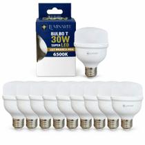 Kit 10 Lâmpadas Led Bulbo 30w E27 Branco Frio Inmetro Luminarte