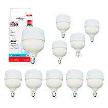 Kit 10 Lâmpadas Led Bulbo 40w Bivolt 6500k Branca Fria Kian Kit 10 Lâmpadas Led Bulbo 40w Bivolt 6500k Branca Fria Kian